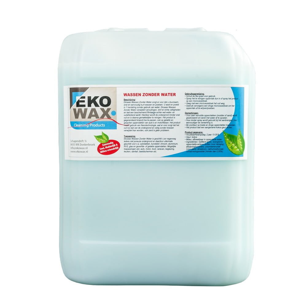 Ekowax Sauber ohne Wasser 10 Liter